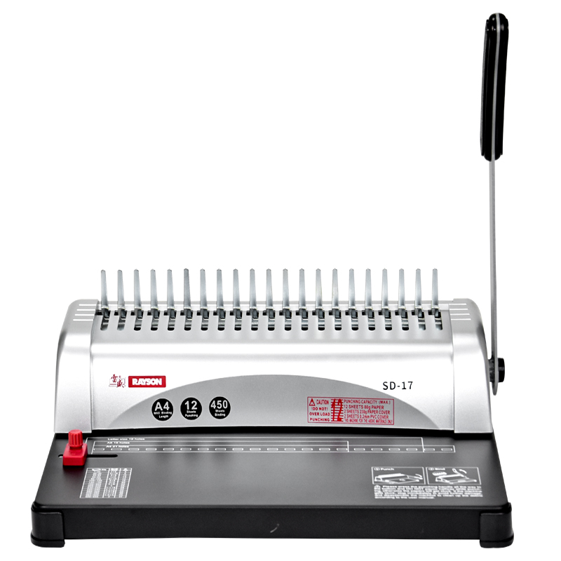 เครื่องเข้าเล่มแบบหวี SD-17 A3 - Binding Machine Comb บทวิจารณ์และราคา