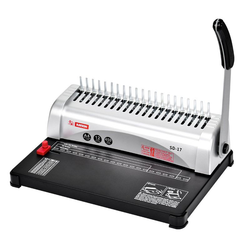 เครื่องเข้าเล่มแบบหวี SD-17 A3 - Binding Machine Comb บทวิจารณ์และราคา