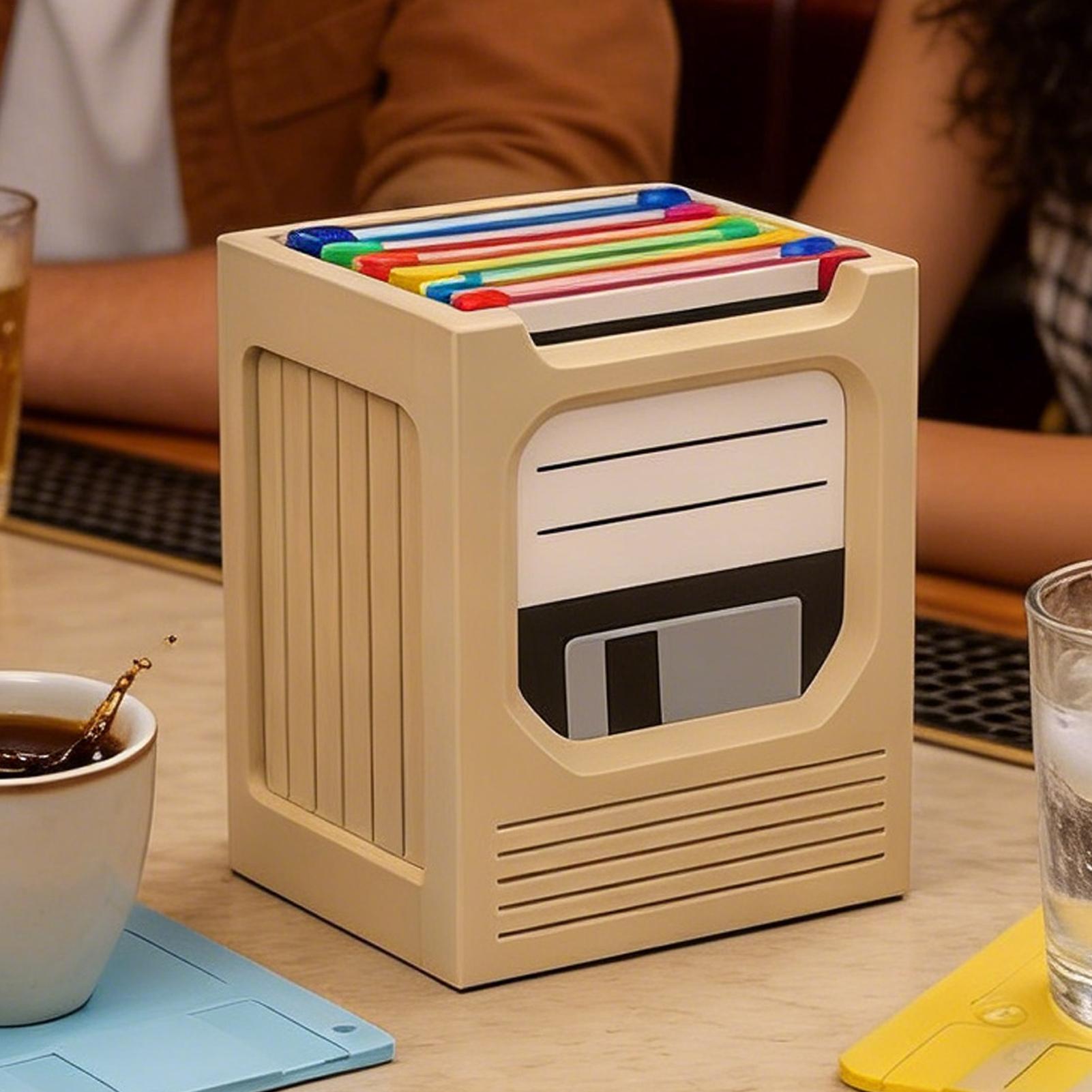 ชุดที่วางแก้วน้ำสไตล์เรโทร ชั้ - Office Of Tech บทวิจารณ์และราคา